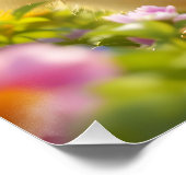 Fantasy Schattige Laughing Fluffy Duck Perfect Poster (Hoek)