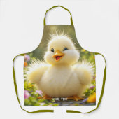 Fantasy Schattige Laughing Fluffy Duck Schort (Voorkant)