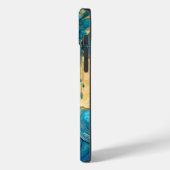 Fantasy Schattige levendig blauw mooi meisje Case-Mate iPhone Case (Achterkant / Links)