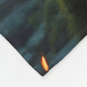 Fantasy Schattige levendige mooie mythebloem Fleece Deken (Hoek)