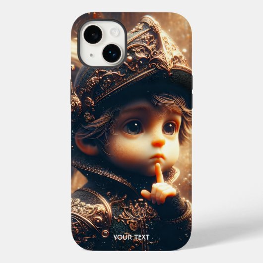 Fantasy Schattige Little Quiet Knight Case-Mate iPhone Case (Achterkant)