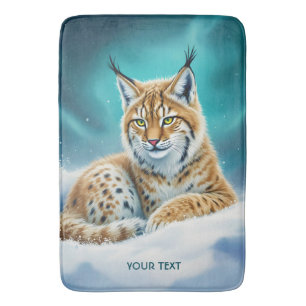 Fantasy Schattige Lynx Cub Winter Badmat