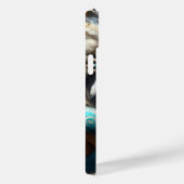 Fantasy Schattige Man Knuffelen Wolf Case-Mate iPhone Case (Achterkant / Rechts)