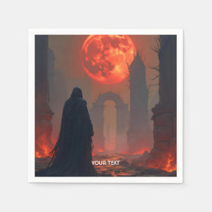 Fantasy Schattige Man Moon Red Servet