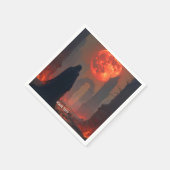 Fantasy Schattige Man Moon Red Servet (Hoek)
