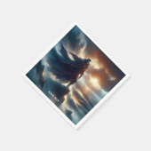 Fantasy Schattige Man Night Zee Servet (Hoek)