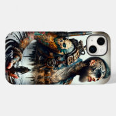 Fantasy Schattige Man Tattoo Water Case-Mate iPhone Case (Achterkant (horizontaal))