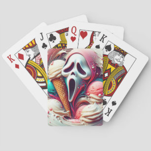 Fantasy Schattige Mask Ice Scream Pokerkaarten