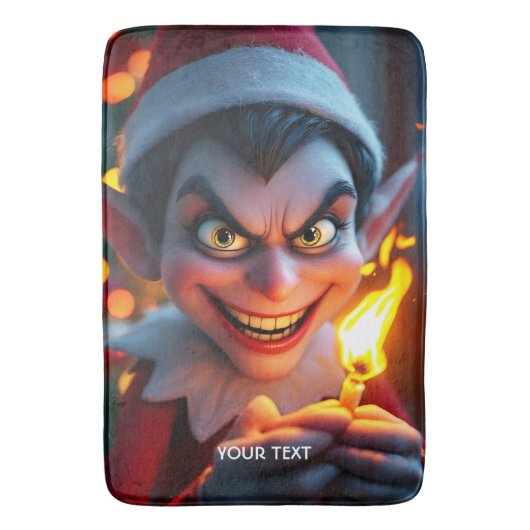 Fantasy Schattige Match Kerstboom Badmat (Voorkant Verticaal)