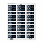 Fantasy Schattige meisje Dragon Moon Etiket (Full Sheet)