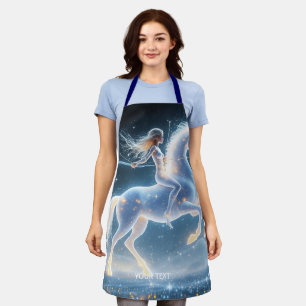 Fantasy Schattige Meisje Eenhoorn Ruimte Schort