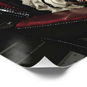 Fantasy Schattige Meisje Man Tattoo Perfect Poster (Hoek)