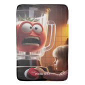 Fantasy Schattige Meisje Tomaat Blender Badmat (Voorkant Verticaal)