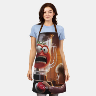Fantasy Schattige Meisje Tomaat Blender Schort