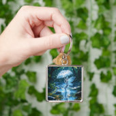 Fantasy Schattige Meisje Water Paraplu Sleutelhanger (Hand)