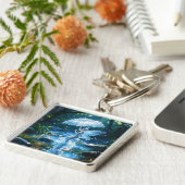 Fantasy Schattige Meisje Water Paraplu Sleutelhanger (Zijkant)