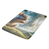Fantasy Schattige Mice Bow Forest Badmat (Gekanteld)