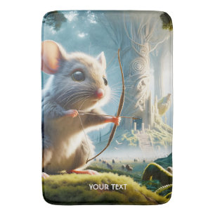 Fantasy Schattige Mice Bow Forest Badmat