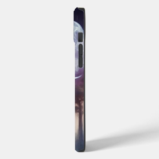 Fantasy Schattige Mist Elephant Oerwoud Case-Mate iPhone Case (Achterkant / Links)