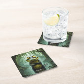 Fantasy Schattige moeras bos krokodil Kartonnen Onderzetters (Insitu)