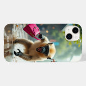 Fantasy Schattige Monkey Girl Bag Case-Mate iPhone Case (Achterkant (horizontaal))