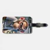 Fantasy Schattige Monkey Reparatie Shop Bagagelabel (Achterkant horizontaal)