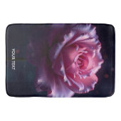 Fantasy Schattige mooie roze roos Badmat (Voorkant)