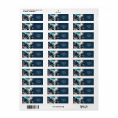 Fantasy Schattige Moon River Flowers Etiket (Full Sheet)