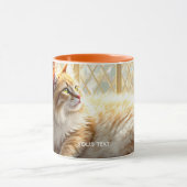Fantasy Schattige Morning Window Cat Mok (Midden)