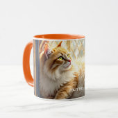 Fantasy Schattige Morning Window Cat Mok (Voorkant links)
