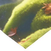 Fantasy Schattige Moss Moose Forest Tafelkleed (Gekanteld)