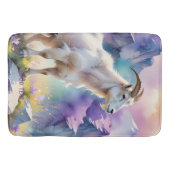 Fantasy Schattige Mountain Goat Meadow Badmat (Voorkant)