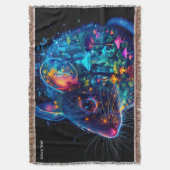Fantasy Schattige Mouse Mushrooms Forest Deken (Voorkant Verticaal)
