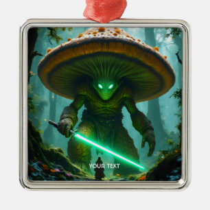 Fantasy Schattige Mushroom Sabre Forest Metalen Ornament