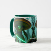Fantasy Schattige Mushroom Sabre Forest Mok (Voorkant links)