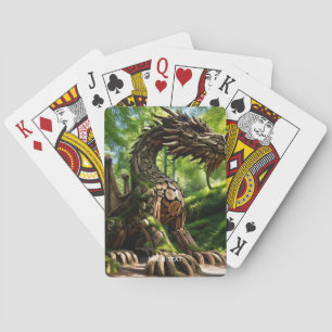 Fantasy Schattige Mushroom Sabre Forest Pokerkaarten