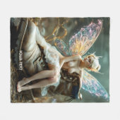 Fantasy Schattige Old Big Boot Fleece Deken (Voorkant (Horizontaal))