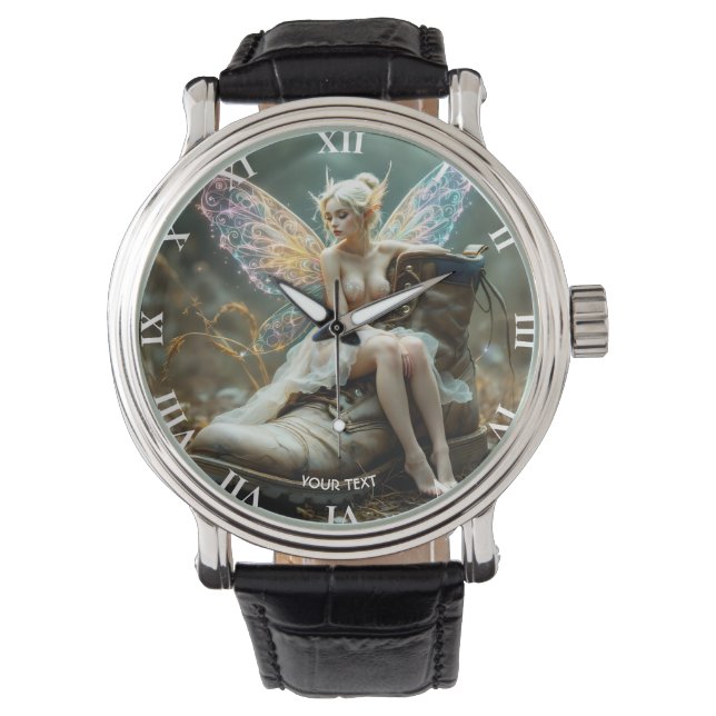 Fantasy Schattige Old Big Boot Horloge (Voorkant)