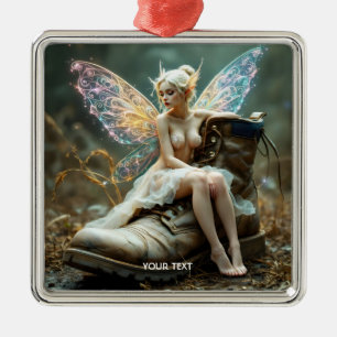 Fantasy Schattige Old Big Boot Metalen Ornament