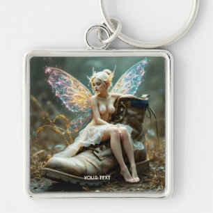 Fantasy Schattige Old Big Boot Sleutelhanger