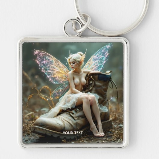 Fantasy Schattige Old Big Boot Sleutelhanger (Voorkant)