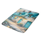Fantasy Schattige Old Blue House Badmat (Gekanteld)