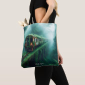 Fantasy Schattige Old Past Train Tote Bag (Dichtbij)