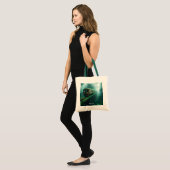 Fantasy Schattige Old Past Train Tote Bag (Voorkant (model))