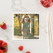 Fantasy Schattige Otter Art Deco Servet (Insitu)