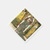 Fantasy Schattige Otter Art Deco Servet (Hoek)