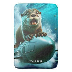 Fantasy Schattige Otter Torpedo Zee Badmat