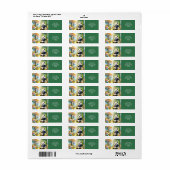 Fantasy Schattige Panda Bamboo Forest Etiket (Full Sheet)