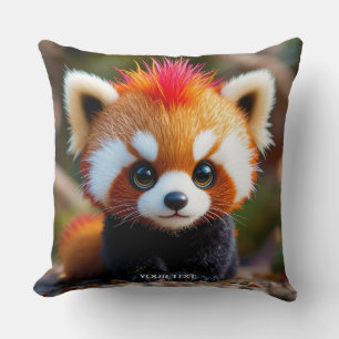 Fantasy Schattige Panda Red Hai Kussen