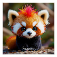 Fantasy Schattige Panda Red Hai